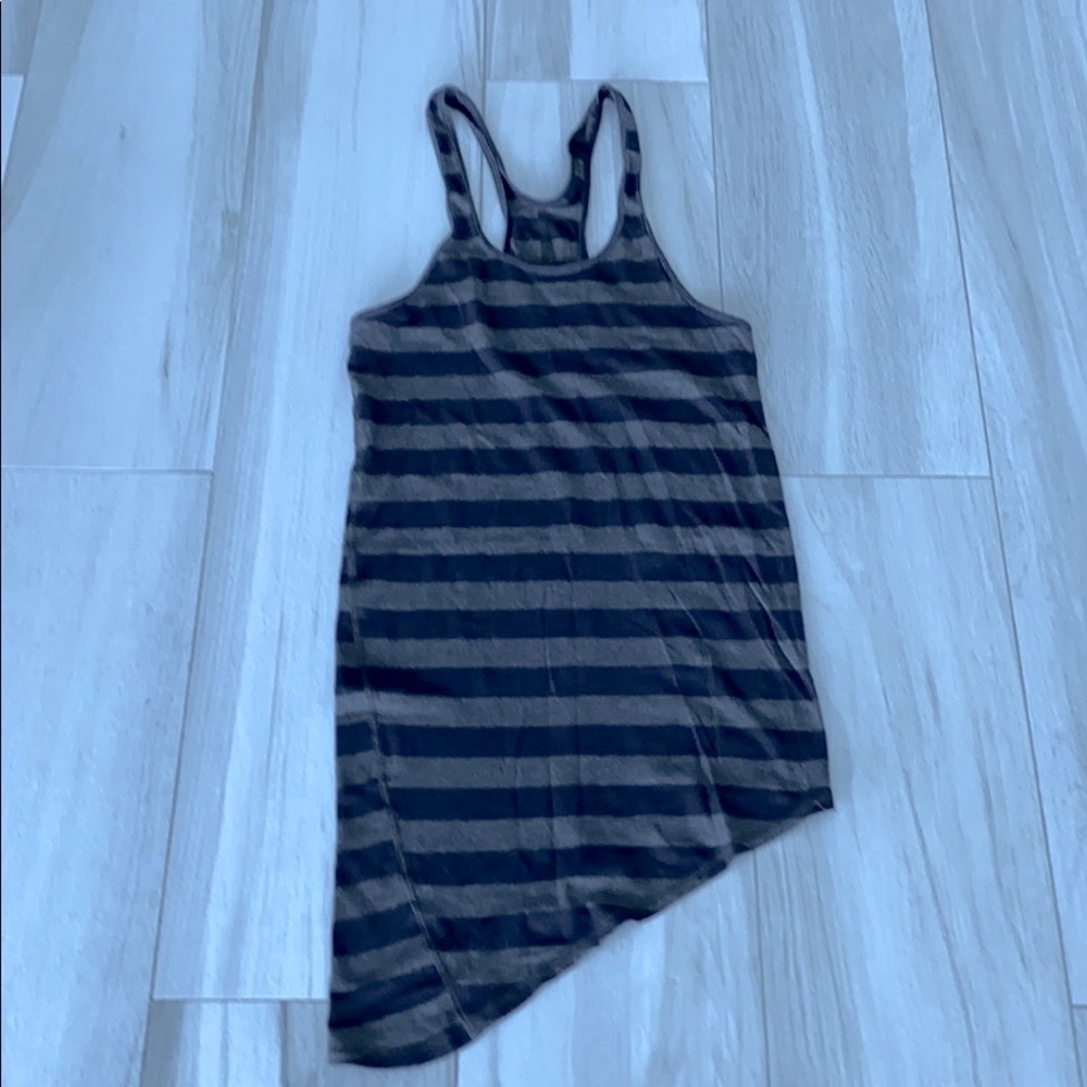 LULULEMON BROWN BLACK STRIPED TOP 4